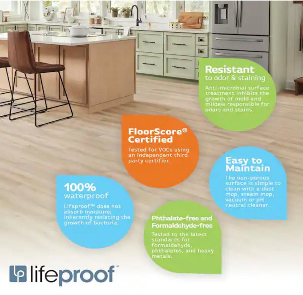 Lifeproof
Balsam Wilderness 22 MIL x 8.7 in. W x 48 in. L Click Lock Waterproof Luxury Vinyl Plank Flooring (20.1 sq. ft./Case)
