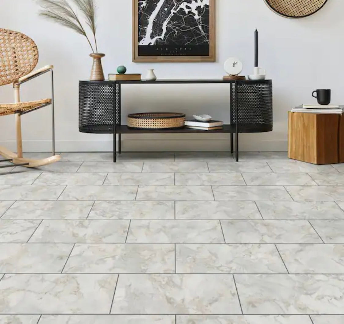 Lifeproof
Ashen Grove Marble 22 MIL x 11.9 in. W x 23.8 in. L Click Lock Waterproof Vinyl Tile Flooring (17.7 sq. ft./case)
