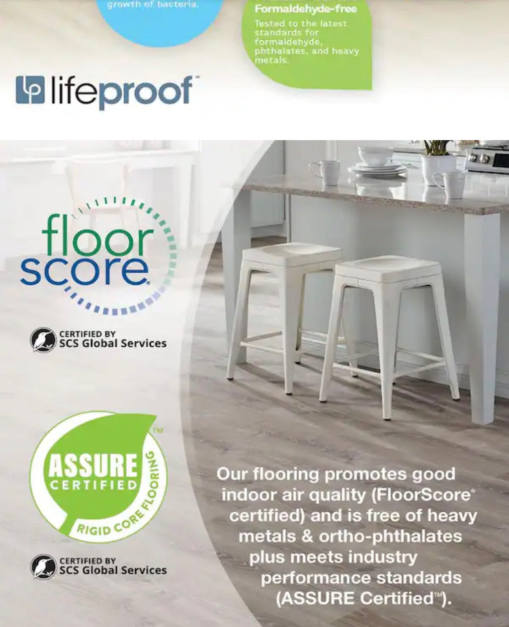 Lifeproof
Dusk Cherry 22 MIL × 8.7 in. W × 48 in. L Click Lock
Waterproof Luxury Vinyl Plank
Flooring (20.1 sqft/case)