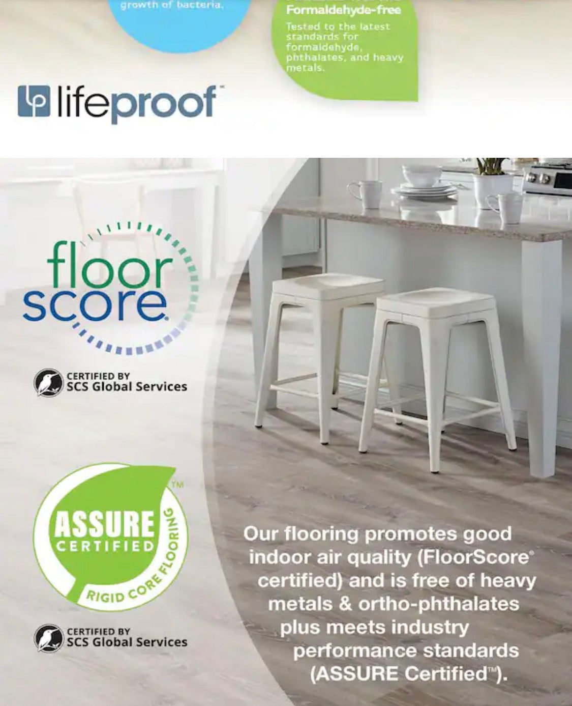 Lifeproof
Dusk Cherry 22 MIL × 8.7 in. W × 48 in. L Click Lock
Waterproof Luxury Vinyl Plank
Flooring (20.1 sqft/case)