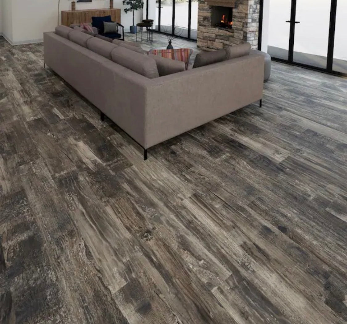 Lifeproof
Restored Wood 22 MIL x 8.7 in.
W × 48 in. L Click Lock
Waterproof Luxury Vinyl Plank
Flooring (20.1 sqft/case)