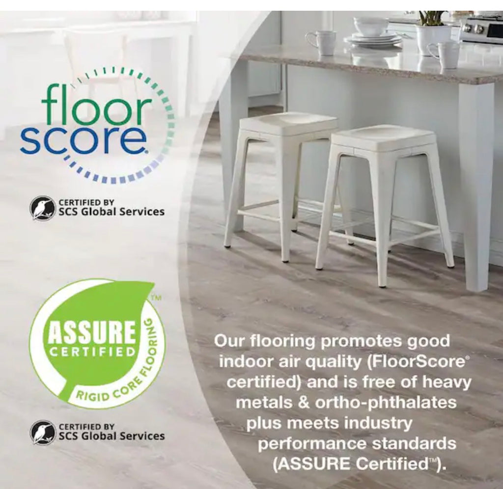 Lifeproof
Restored Wood 22 MIL x 8.7 in.
W × 48 in. L Click Lock
Waterproof Luxury Vinyl Plank
Flooring (20.1 sqft/case)