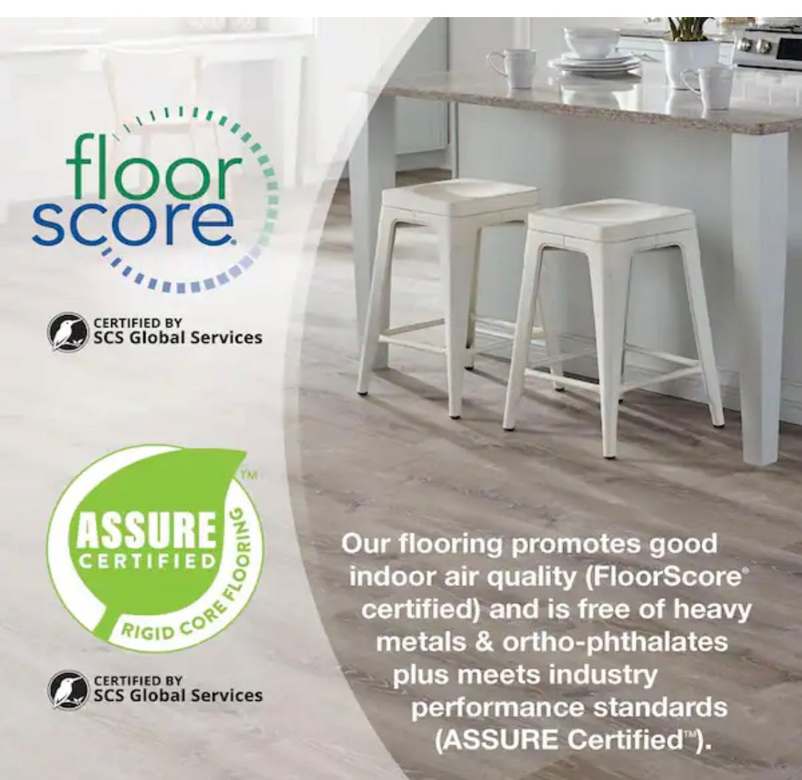 Lifeproof
Restored Wood 22 MIL x 8.7 in.
W × 48 in. L Click Lock
Waterproof Luxury Vinyl Plank
Flooring (20.1 sqft/case)