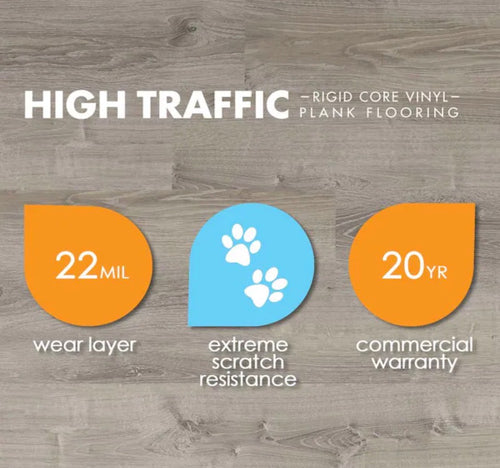 Lifeproof
Alpine Backwoods Oak 22 MIL
× 7.1 in. W x 48 in. L
Waterproof Click Lock Luxury Vinyl Plank Flooring (18.7 sq. ft./Case)