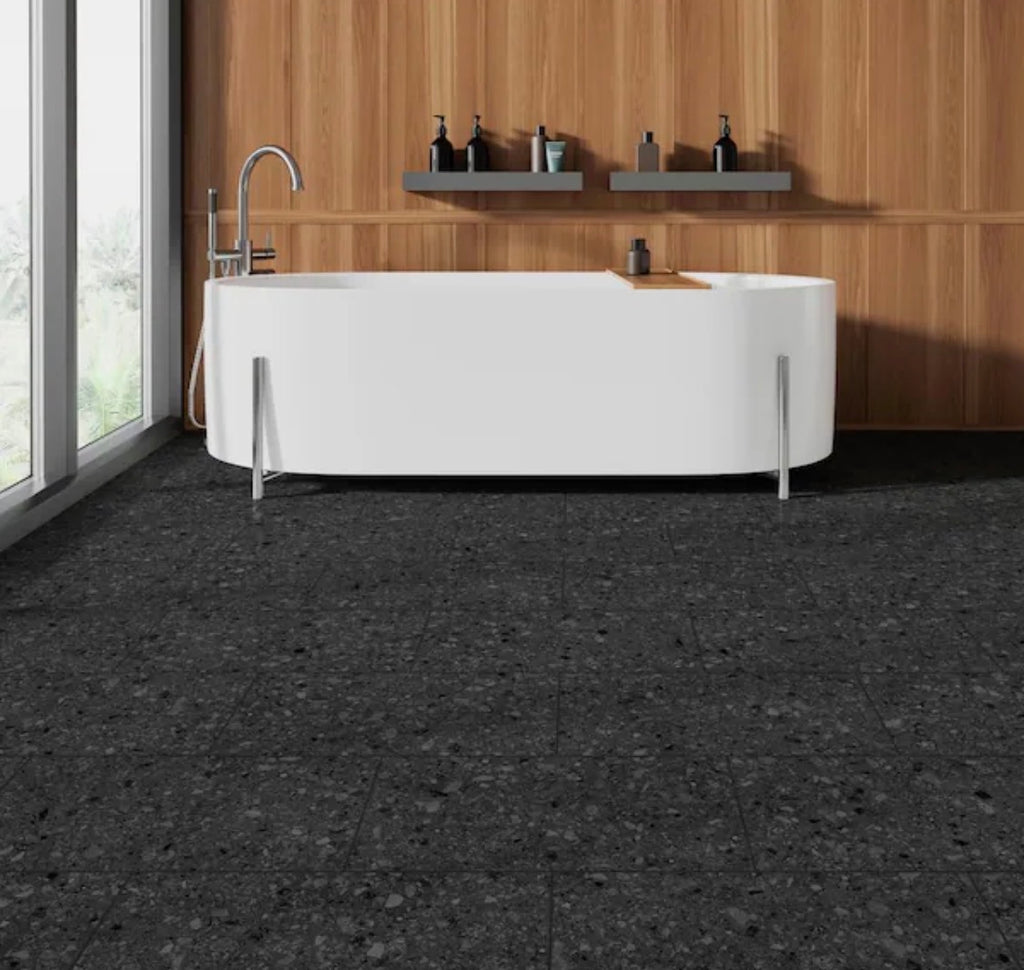 Lifeproof
Overlook Slate 22 MIL x 11.9 in. W x 23.8 in. L Click Lock Waterproof Vinyl Tile Flooring (17.7 sqft/case)