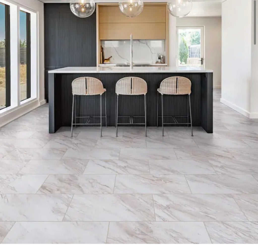Lifeproof
Surhoff Marble 22 MIL x 11.9 in.. W × 23.8 in.. L Click Lock Waterproof Vinyl Tile Flooring (17.7 sq. ft./Case)